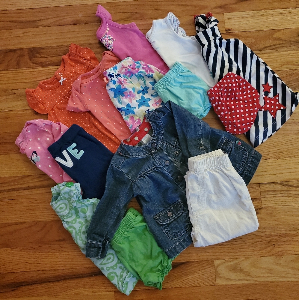 Lot of 6 Month Baby Girl Clothes